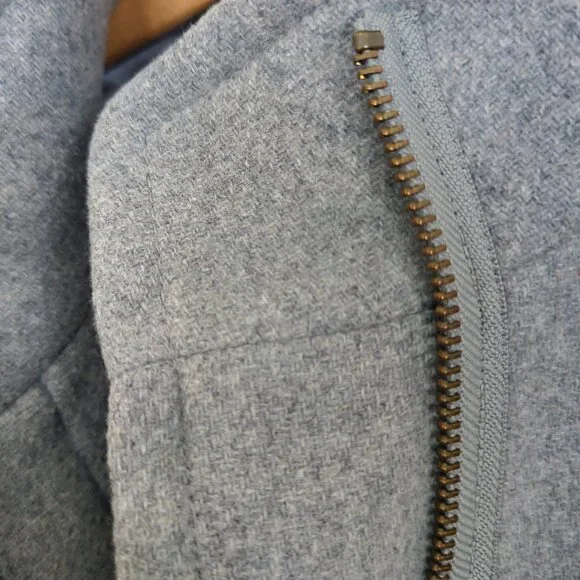 J. Crew Gray Wool Coat, Size 0 (XS/S) in perfect condition - Picture 7 of 14